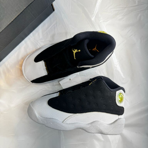 조던 13 레트로 블랙/화이트 유아 운동화 140 새상품 이미지