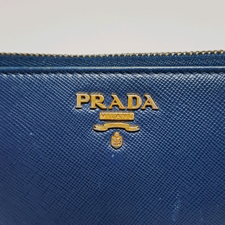 [100%/정품] 프라다 사피아노 지퍼 장지갑 네이비, 프라다지갑,프라다장지갑,프라다지퍼지갑 이미지