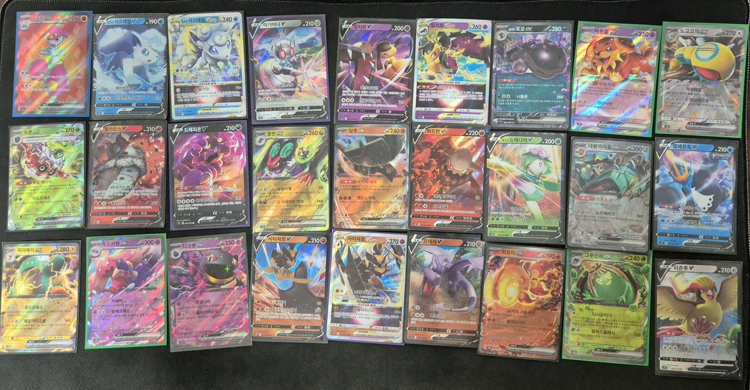 포켓몬카드 잡카드들 및 ex v들 일괄판매합니다 이미지