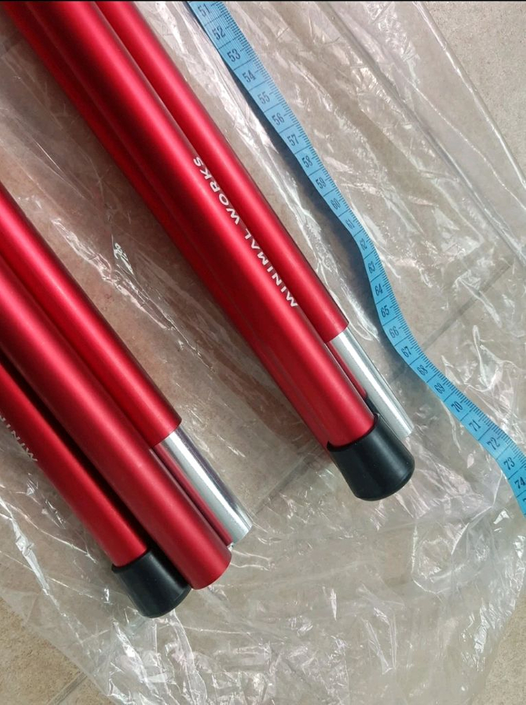 미니멀웍스 폴대 190cm 2개 캠핑 차박 타프 이미지