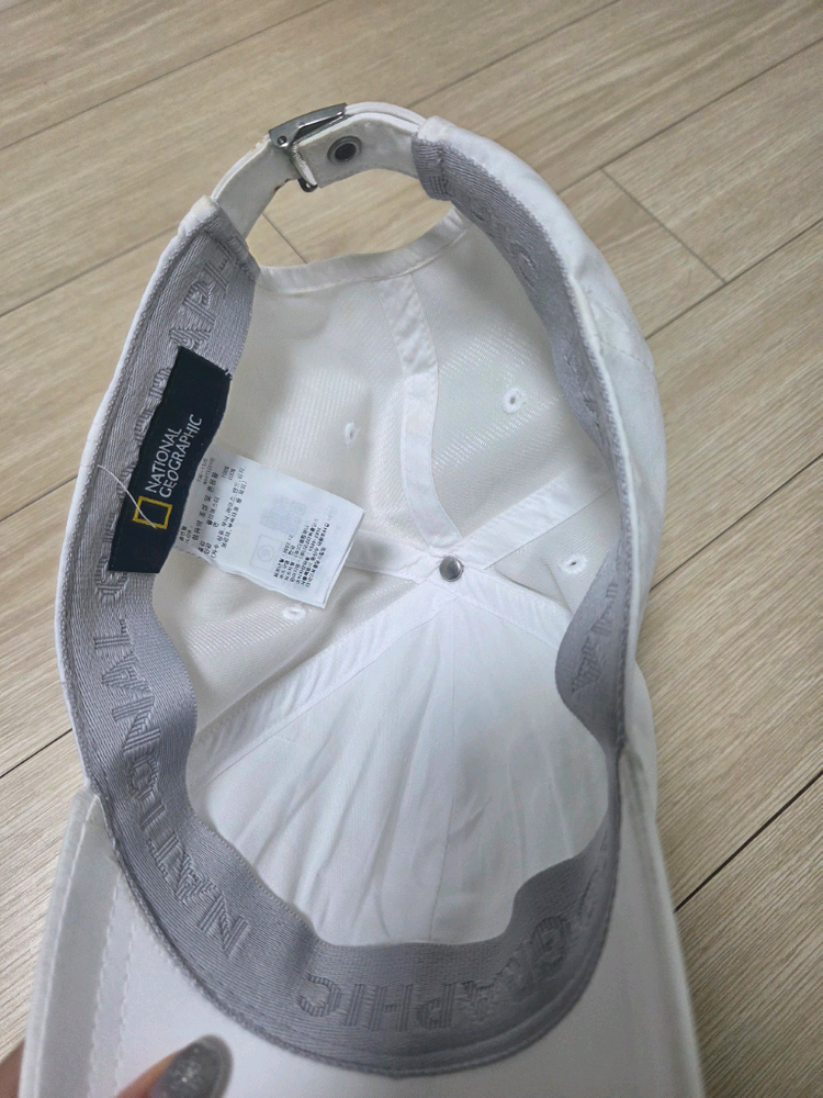 내셔널지오그래픽키즈 캡모자 화이트-만원 이미지