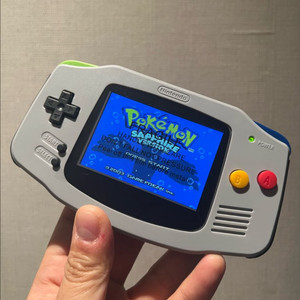 게임보이 어드밴스 gba 슈퍼패미컴 IPS USB-C 충전 배터리 이미지