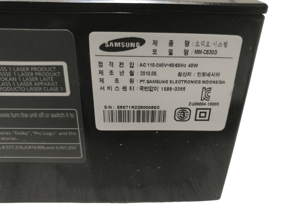 미니 오디오 삼성 MM-C530D(하자 있음), 파나소닉 SA-PM17(하자 있음), 삼성 앰프 PS-WM20 이미지