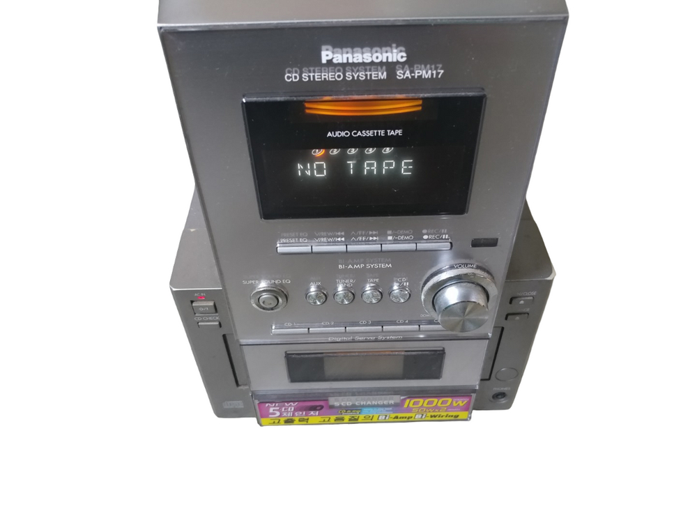 미니 오디오 삼성 MM-C530D(하자 있음), 파나소닉 SA-PM17(하자 있음), 삼성 앰프 PS-WM20 이미지