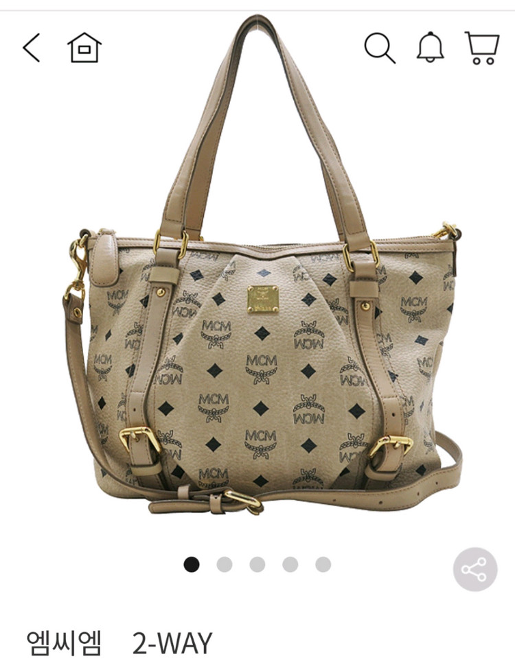 하루만 MCM 비세토스 2WAY 숄더백 이미지