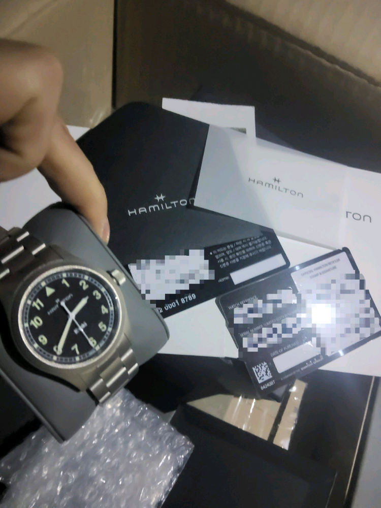 (국내정발) 새제품 해밀턴 카키 필드 쿼츠 38mm 이미지