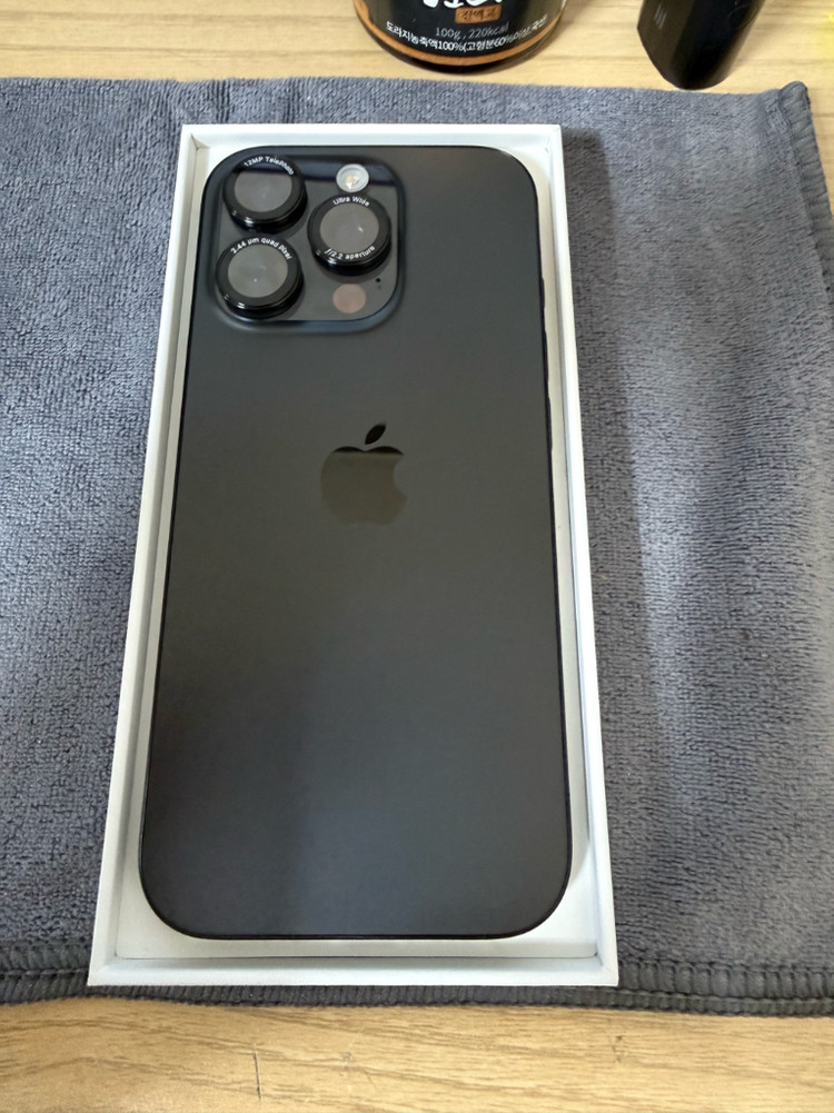아이폰16프로 256 블랙티타늄 s급--8