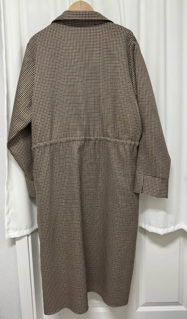 [새상품] 어거스트플랜 체크 롱 원피스 XL 이미지