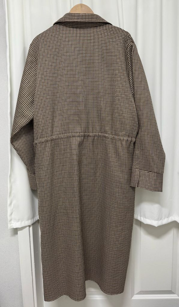 [새상품] 어거스트플랜 체크 롱 원피스 XL 이미지