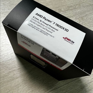 7800x3d 정품 미개봉 이미지