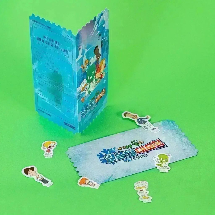 아기공룡둘리 오리지널티켓 아트카드 검성고길동 얼음별대모험 필름마크 영화 이미지