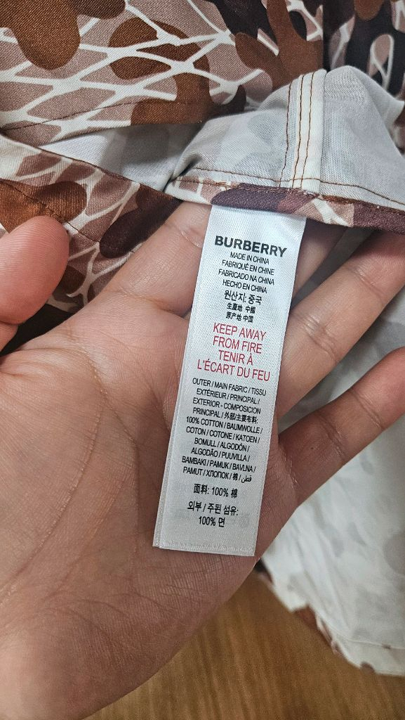 버버리 카모 패턴 자켓 12Y 새상품 이미지