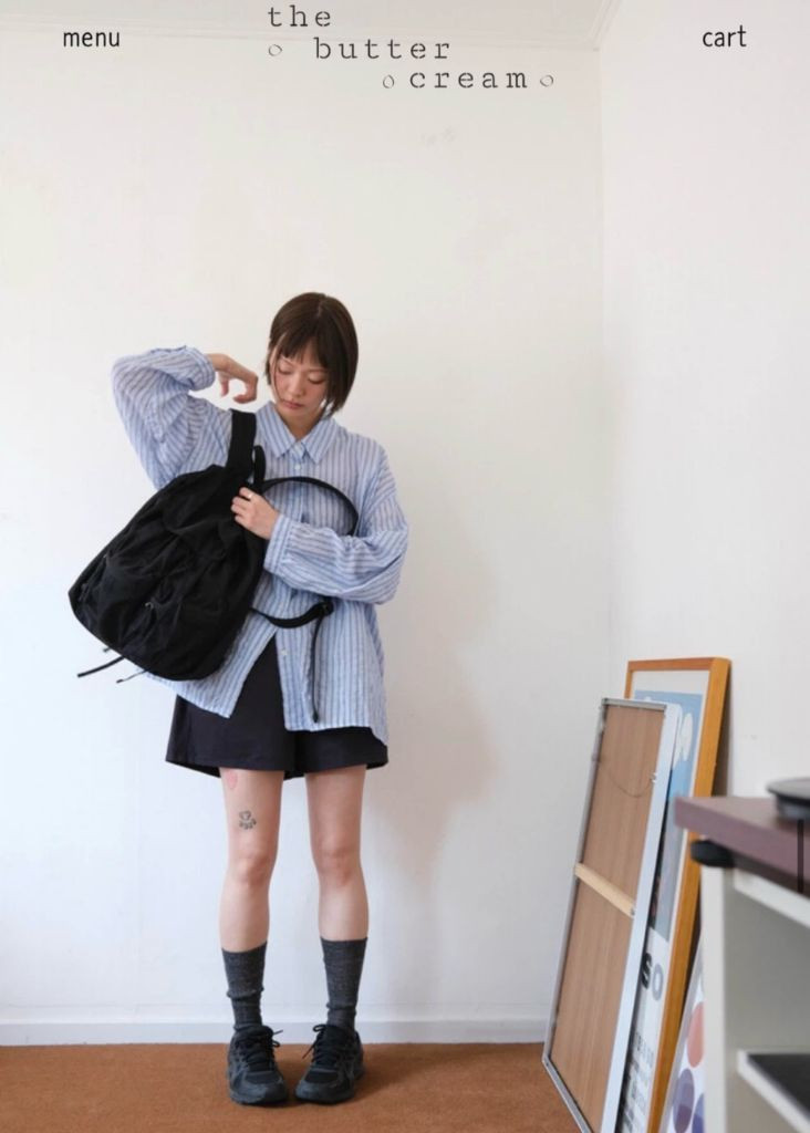 더버터크림 Pocket string backpack (제작 백팩) 이미지
