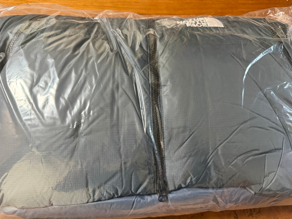 노스페이스 화이트 라벨 프로젝트 다운 자켓 RDS 더스크 블루 색상 판매합니다--1