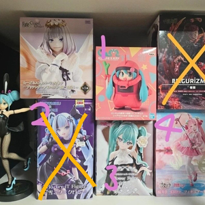 [미개봉 새상품] 신상 피규어 판매 (미쿠, 페이트, 사쿠라미쿠) 이미지