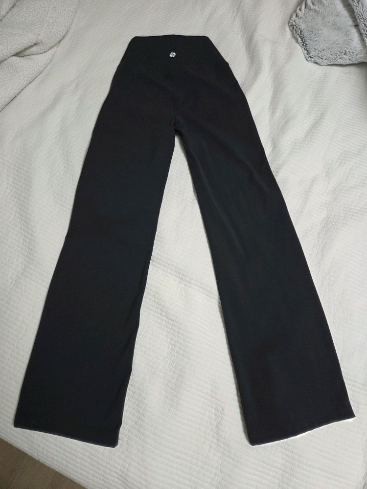 젝시믹스 블랙라벨 시그니처 360N 부츠컷 레깅스 S사이즈(블랙+그레이) 이미지