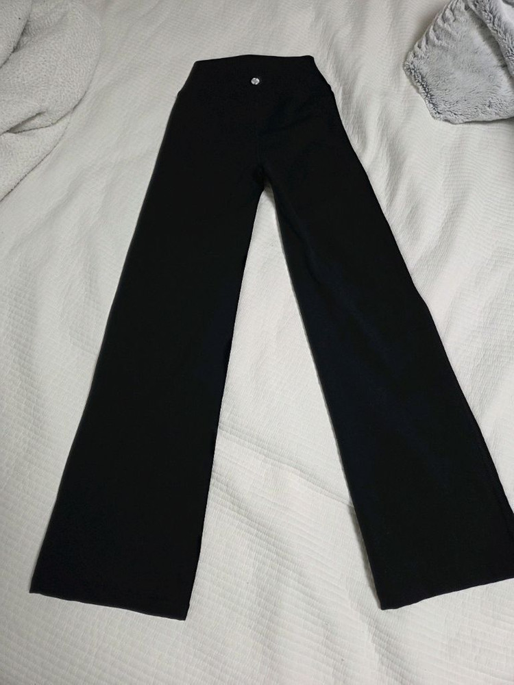 젝시믹스 블랙라벨 시그니처 360N 부츠컷 레깅스 S사이즈(블랙+그레이) 이미지