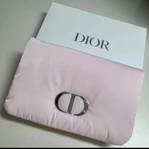 디올 뷰티 정품 핑크 패딩 파우치 이미지