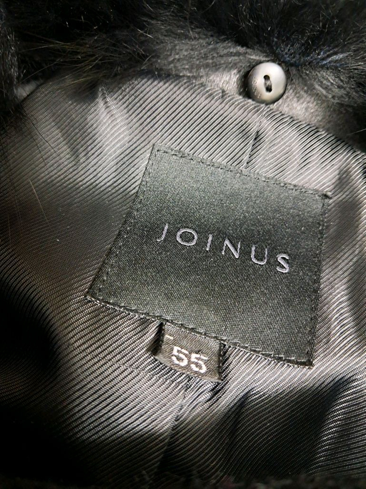 퍼 카라 더블브레스트 코트 이미지