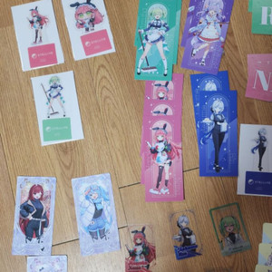 스텔라이브 애니플러스 특전및타로카드 이미지