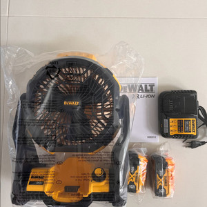 디월트 DCE512 무선 선풍기 새제품 (충전기,배터리2개 포함)