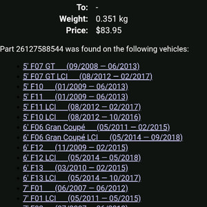f10 520D 센터베어링 정품 이미지