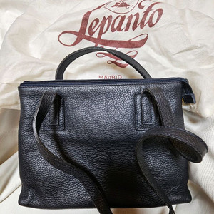 (정품) 스페인 명품 레판토(Lepanto) 가죽 가방 - 네이비 컨디션 최상 이미지