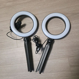 링 라이트 조명 삼각대 세트 2개 이미지