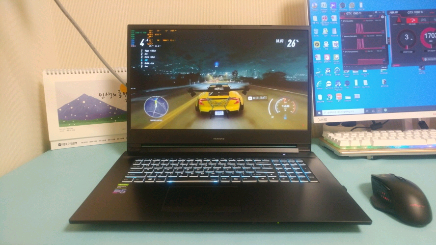 한성 17.3인치 게이밍 노트북/GTX1660Ti 이미지