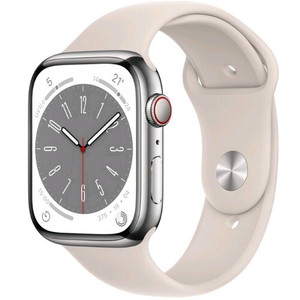 애플워치 8 스테인리스 실버 리퍼 후 미사용 새제품 (45mm) 이미지