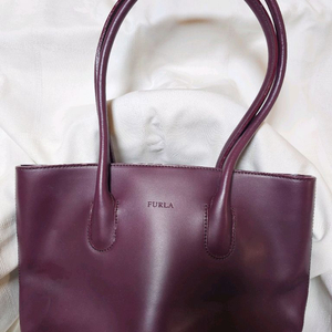 [S급 정품] 훌라(FURLA) 이태리 가죽 숄더백 - 버건디 컬러 이미지