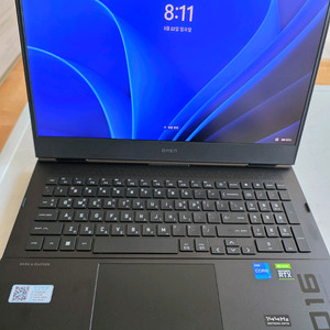 새제품 오멘16 고사양 게이밍 노트북 i7 12세대 16램 RTX3070