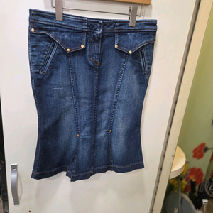 로베르토 까발리 데님 스커트 이미지
