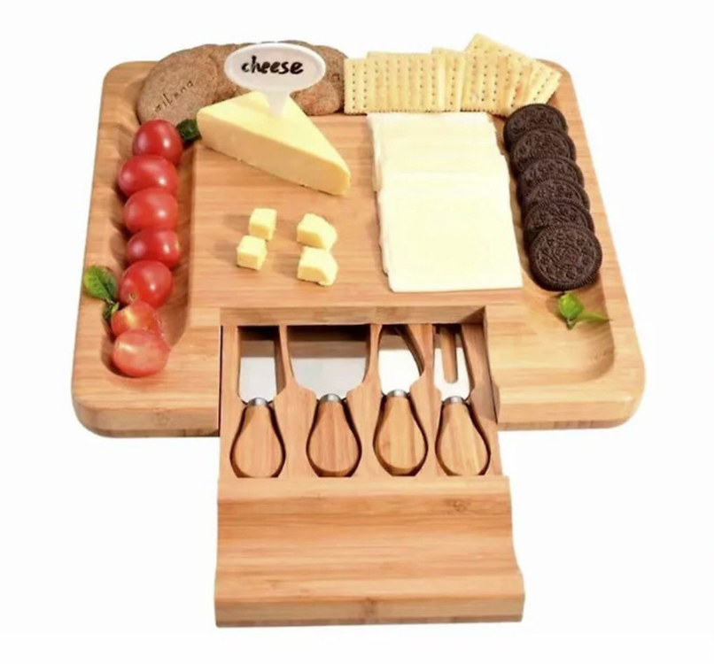 새상품 정가 3.9 치즈플레이팅 커트러리 치즈보드 플레이트 샤퀴테리보드 원목접시 우드 서빙 플레이팅도마 이미지