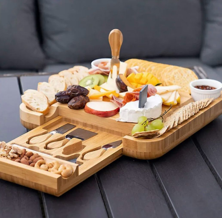 새상품 정가 3.9 치즈플레이팅 커트러리 치즈보드 플레이트 샤퀴테리보드 원목접시 우드 서빙 플레이팅도마 이미지