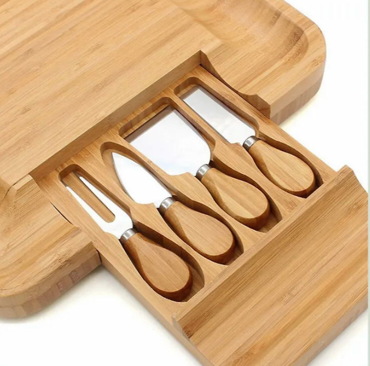 새상품 정가 3.9 치즈플레이팅 커트러리 치즈보드 플레이트 샤퀴테리보드 원목접시 우드 서빙 플레이팅도마 이미지