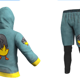 배그 스킨코드 jijing 상하의 세트 특가 이미지