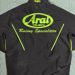 [안전결제 환영] 구형 아라이 바람막이 S 검정형광