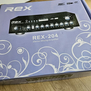 REX-204 스테레오 믹싱 앰프 + MS SOUND 스피커 (별도구매가능) 이미지