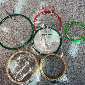 자수용 수틀 (원터치&대나무)