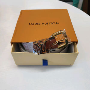루이비통 여성 브라운 버클 카멜 벨트 새상품