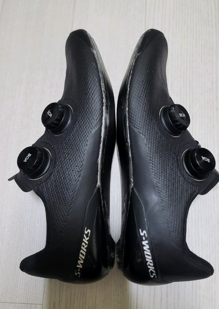 에스웍스 토치 클릿슈즈 블랙 41사이즈 260mm 이미지