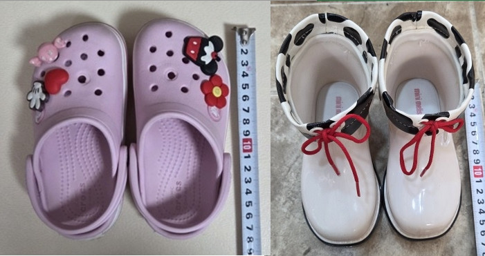 여아 운동화 단화 크록스 패딩부츠등 이미지