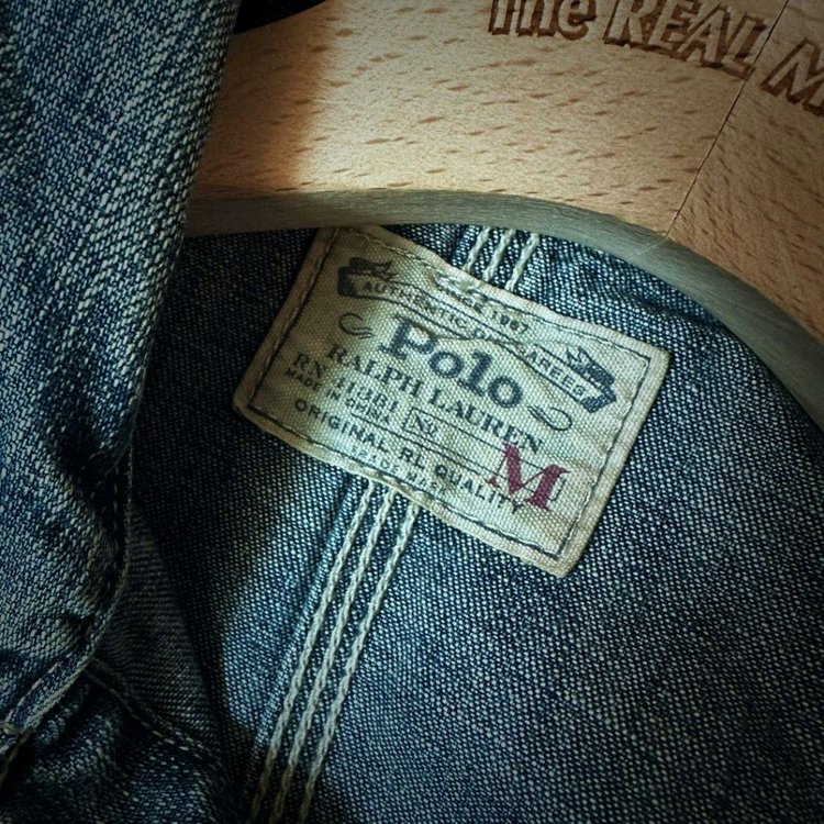 [M] 랄프로렌 데님 초어 자켓 폴로 RRL 커버올 이미지