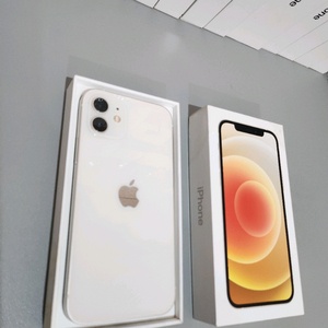 아이폰12 화이트 128GB 배터리효율[100%] 박스포함 이미지