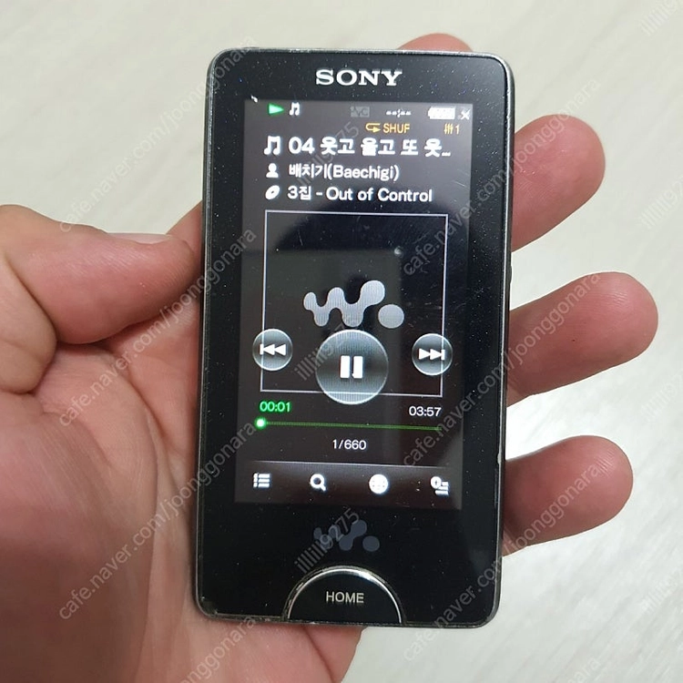 소니 워크맨 NWZ-X1050 16기가 mp3 엠피쓰리 이미지