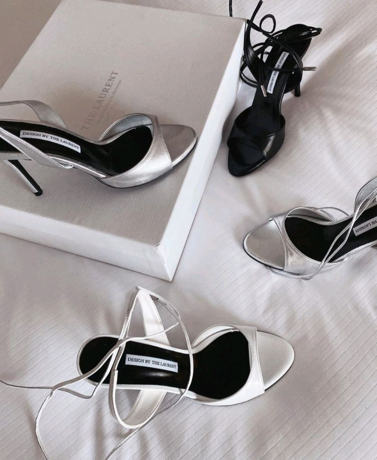 더로랑 크로스 스트랩힐(235,8cm)블랙 이미지