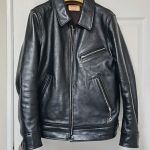 (거의 새것) 리얼시몬스 스포츠 자켓 가죽자켓 (Real simons 말가죽 차심가죽 중홀랜드 멀홀랜드)