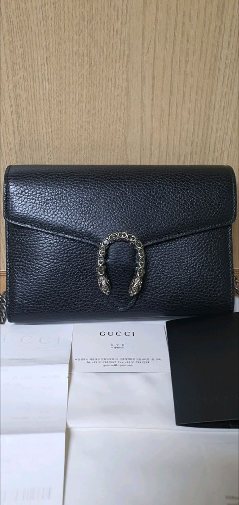 구찌 디오니소스 크로스백 정품S급(영수증O)프라다루이비통디올고야드샤넬셀린느보테가생로랑버버리발렌시아가가방 이미지