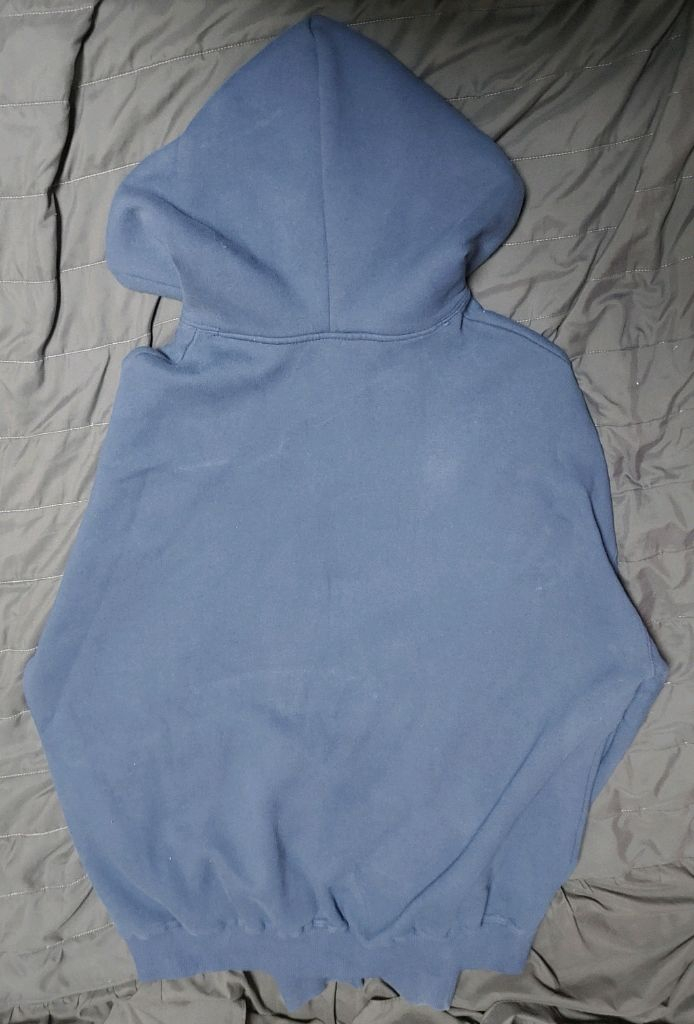 제멋 로그 오버핏 기모 후드 네이비 이미지